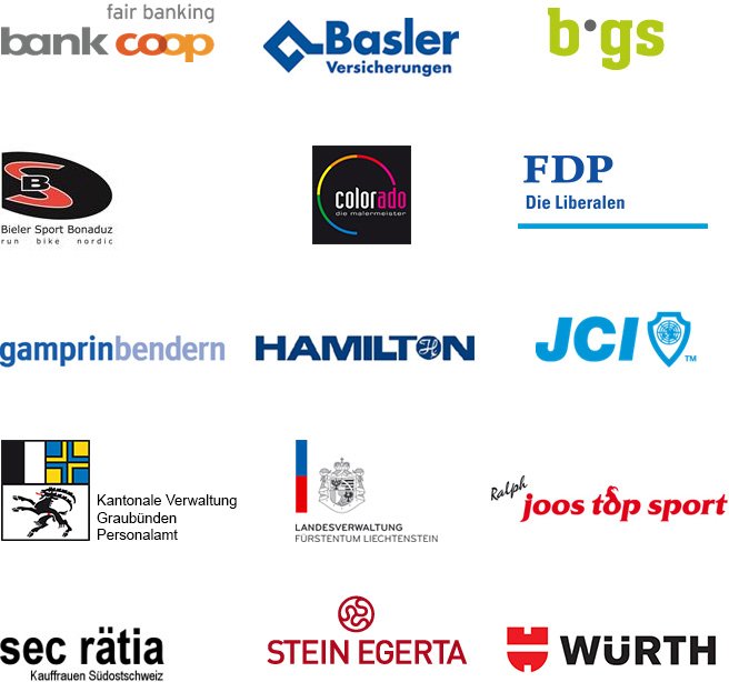 Firmen aus Graubünden, St. Gallen und dem Liechtenstein.
